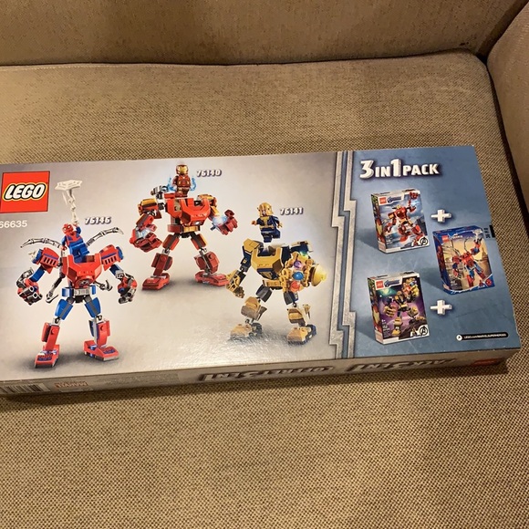 LEGO Super Mech Pack 3 in 1 Avengers Spider-Man NEW in Box unopened - Picture 2 of 6